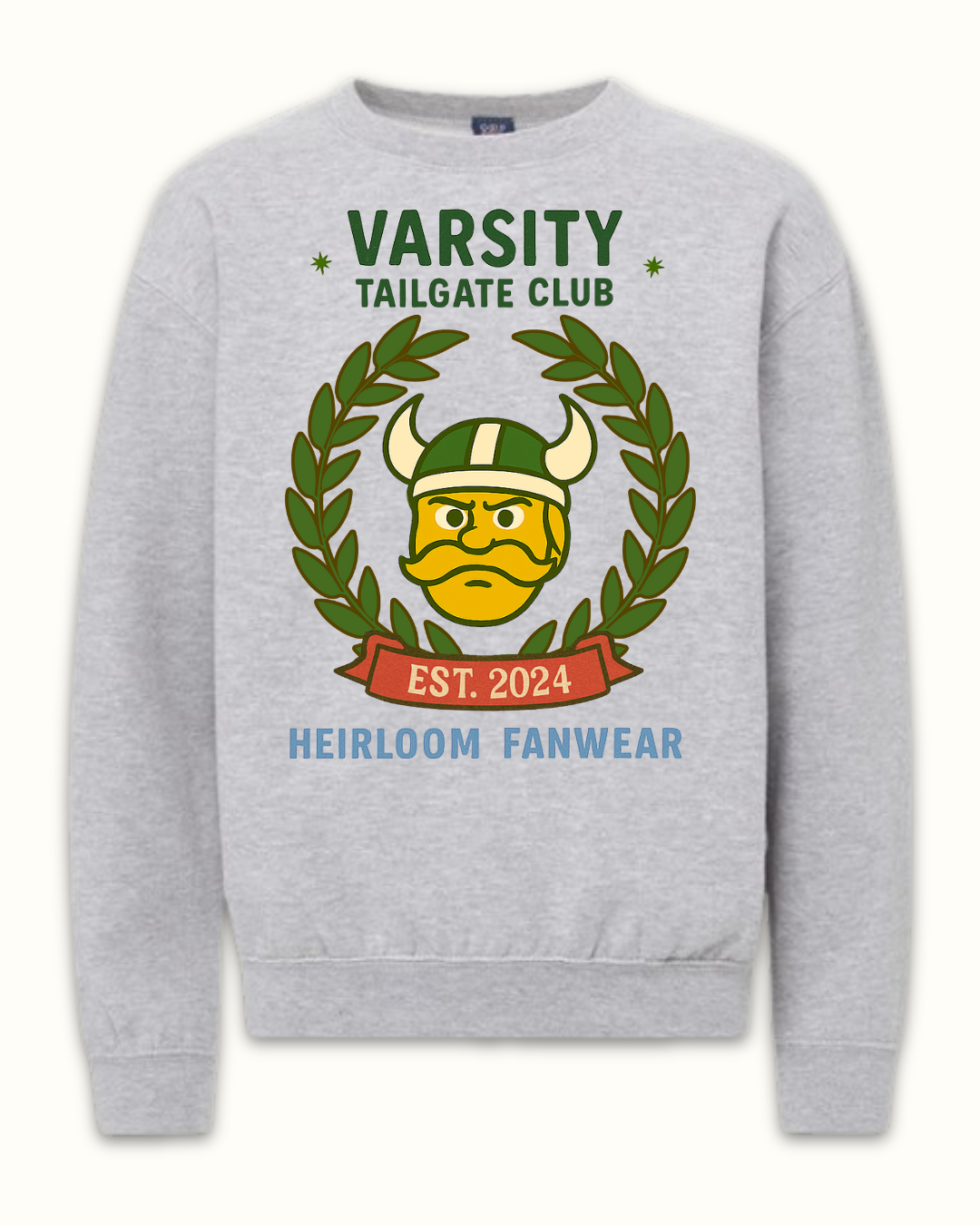 The Varsity Tailgate Club Viking Head PEEwee Crew