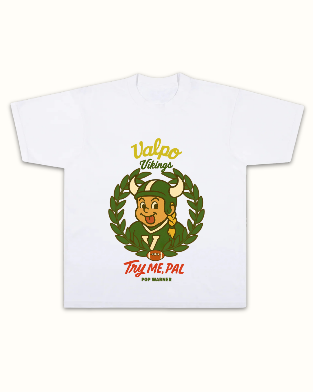 Valpo Pop Warner "Try Me Pal" Tee