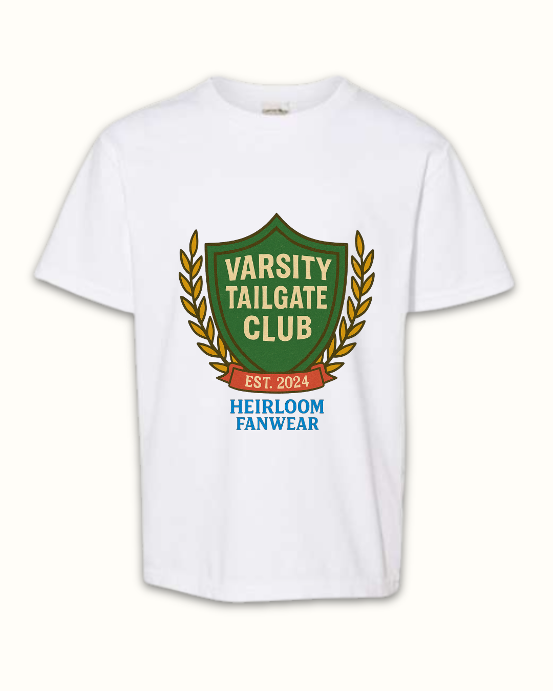 The Varsity Tailgate Club Logo PEEwee Tee