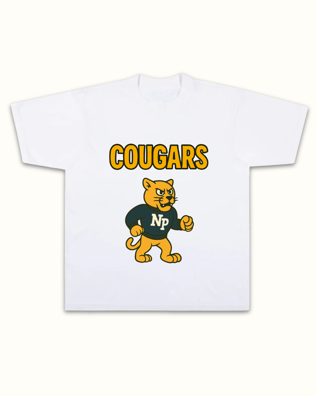 New Prairie Cougars Mascot Tee