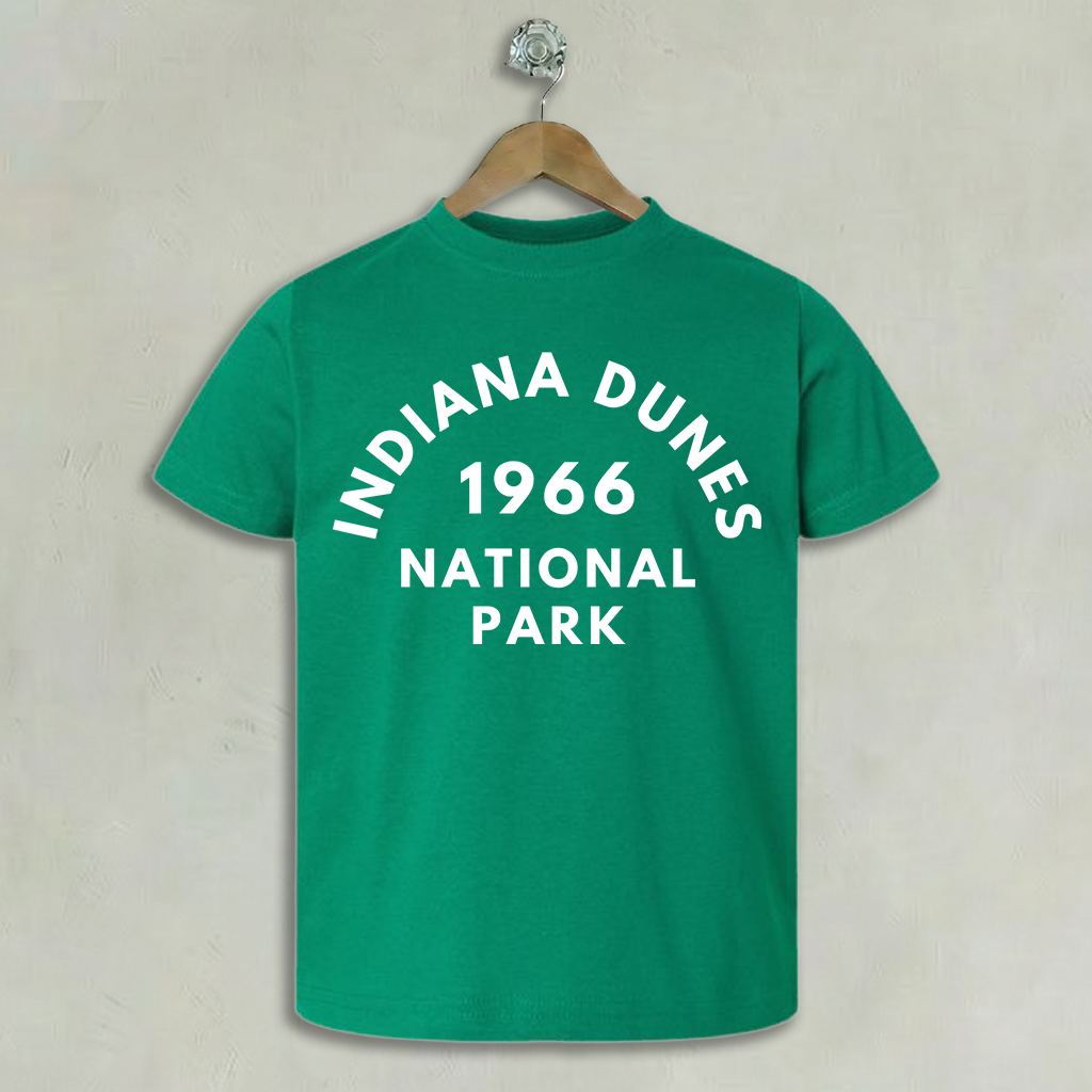 1966 Indiana Dunes National Park T-Shirts 1966 Indiana Dunes National Park Green