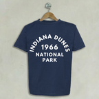 1966 Indiana Dunes National Park T-Shirts 1966 Indiana Dunes National Park Navy