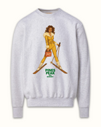 Ski Babes Crew Beers & Bombshells Crew Varsity Gray