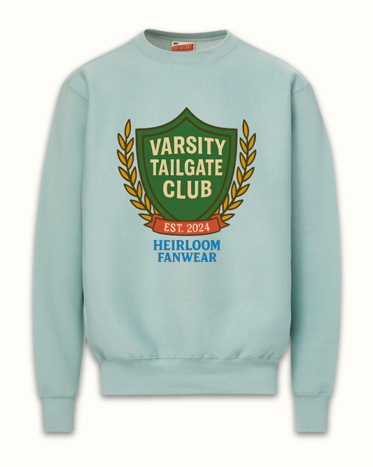 The Varsity Tailgate Club Logo Crew