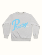 Prestige Arts Retro Varsity Crewneck Sweatshirt Tee Boxy Crop Crew Prestige Lunar Blue Crew