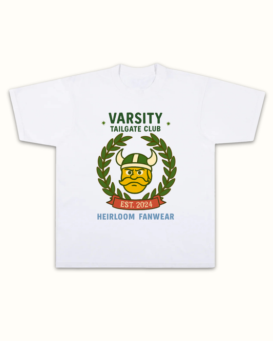 The Varsity Tailgate Club Viking Head Tee