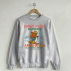 Ski Boys of Pines Peak Vintage Crewneck Sweatshirt Crew Apres Ski Club Crew Varsity Gray