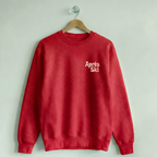 Pines Peak Vintage Crewneck Sweatshirt Hoodie Tee Apres Ski Red Crew