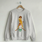 Ski Babes of Pines Peak Vintage Crewneck Sweatshirt Creamy Ash Beers & Bombshells Crew