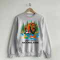 Indiana Dunes National Park Wildlife Crewneck National Park Wildlife Varsity Gray