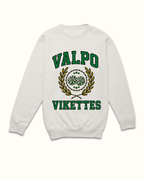 Valparaiso Vikettes Collegiate Crewneck Sweatshirt Tee Vikettes Collegiate Crew