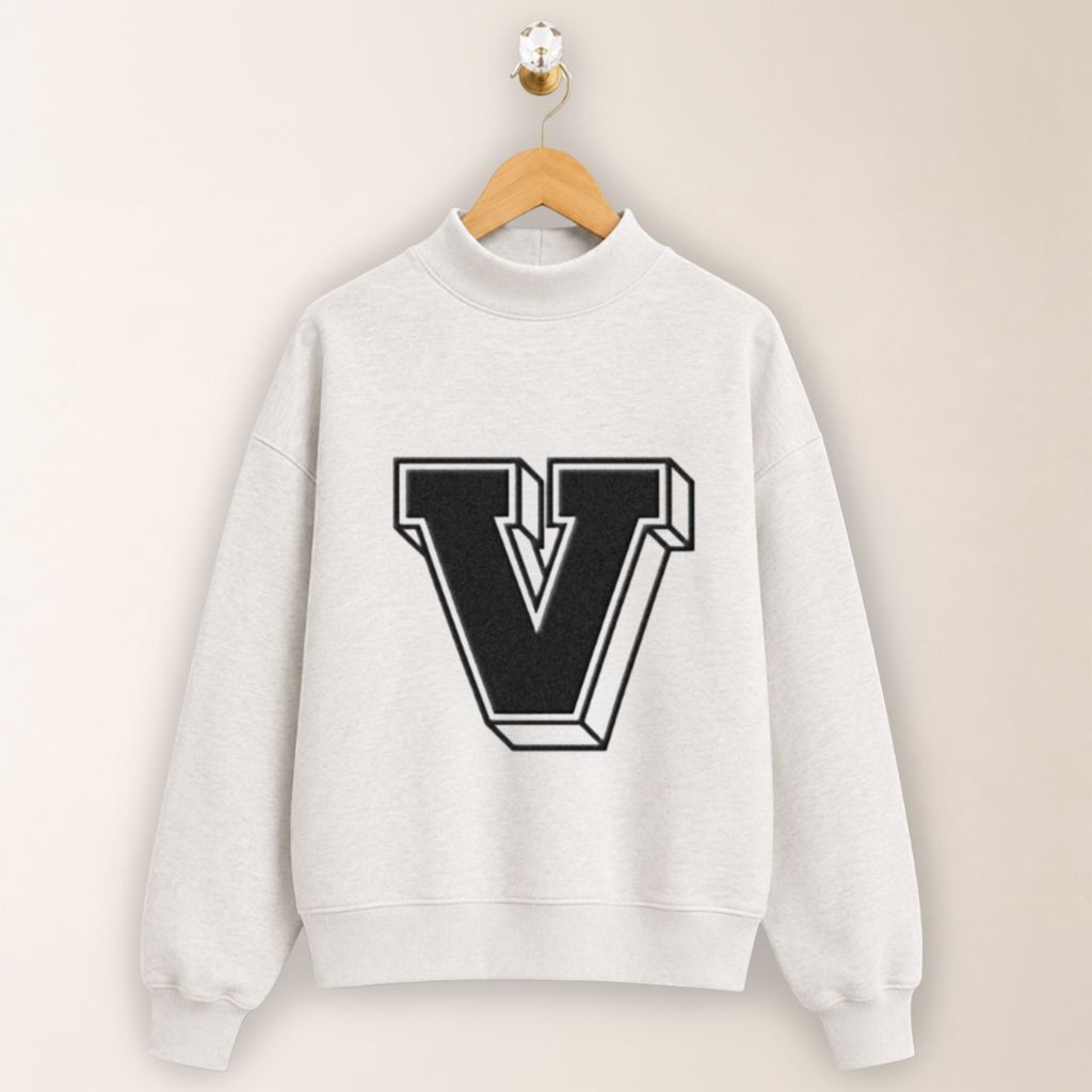 Reversible Custom Mock Neck Sweatshirt