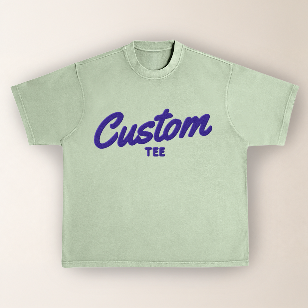 Retro Script Custom Tee