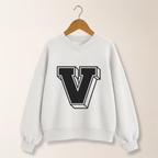 Varsity Letterman Custom V-Neck Sweatshirt