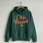 Custom Vintage Hoodie Sweatshirt City & Stars Athletic Forest