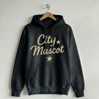 Custom Vintage Hoodie Sweatshirt City & Stars Midnight