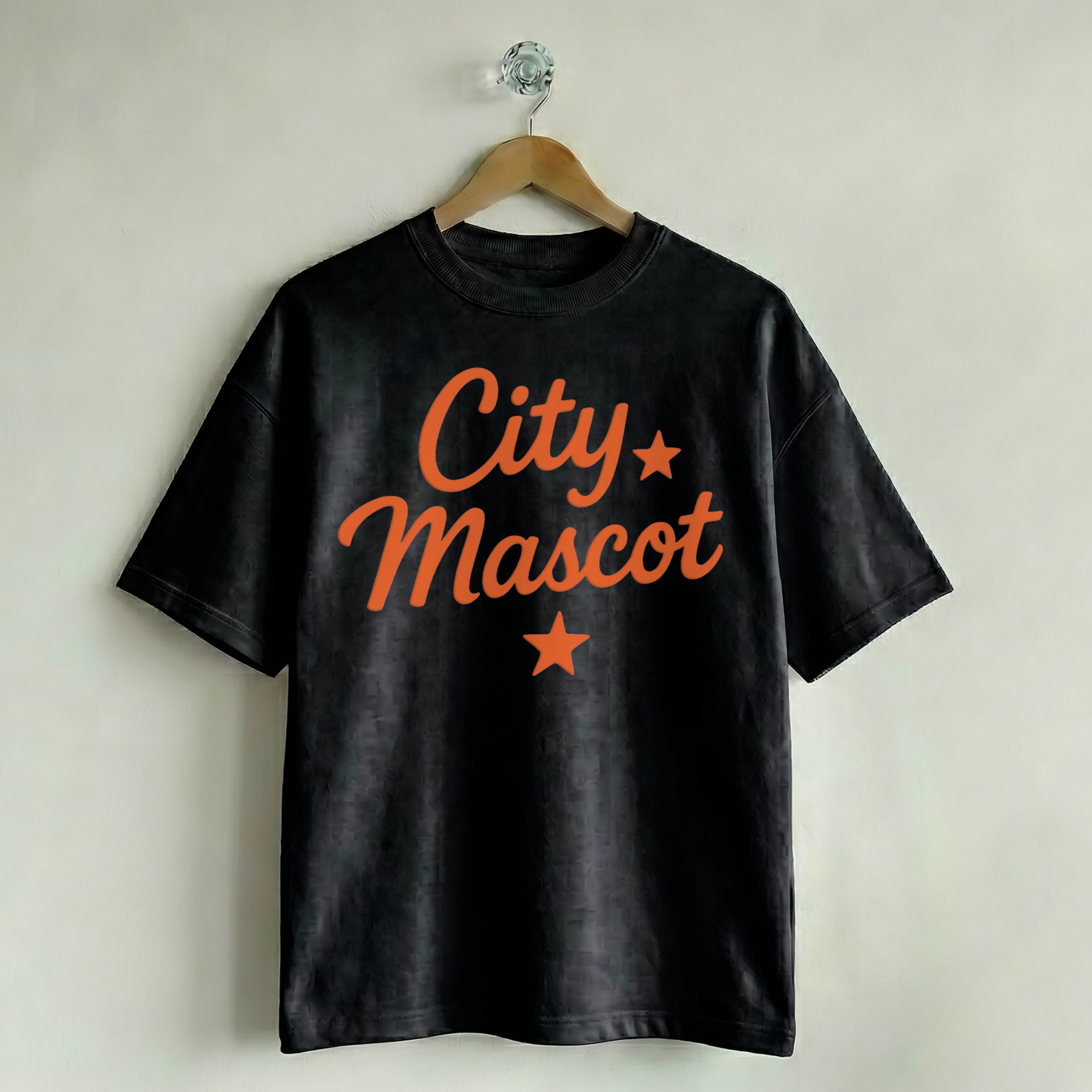 Custom Vintage Graphic Tee City & Stars Midnight