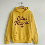 Custom Vintage Hoodie Sweatshirt City & Stars Lemon