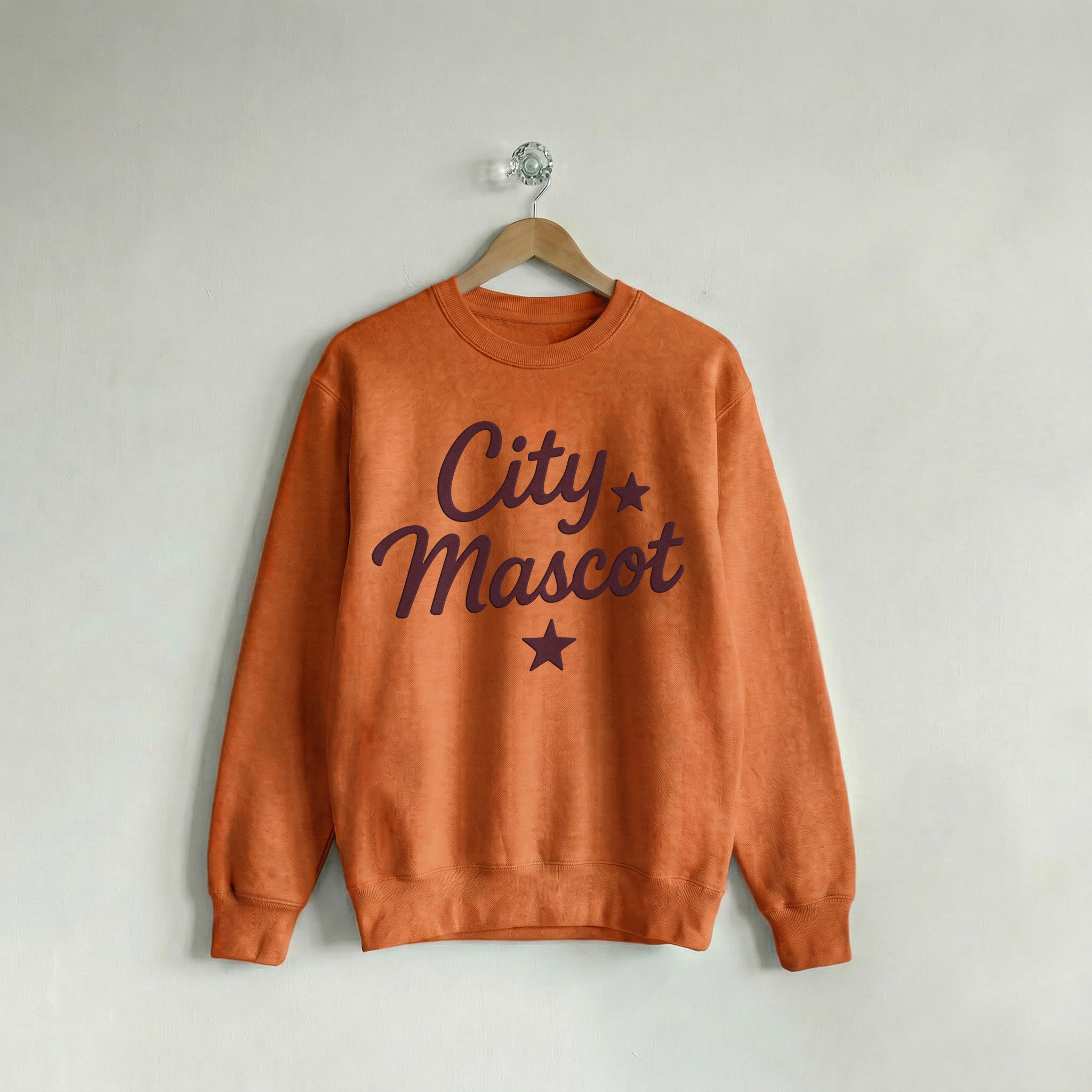 Custom Crew City & Stars Orange