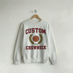 Custom Crew Collegiate White