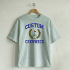 Custom Vintage Graphic Tee Collegiate Unconventional Green