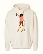 Ski Babes Hoodie Did Somebody Say Champagne Hoodie Oatmeal