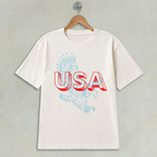 American Eagle Boxy T-Shirts USA Eagle