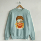 Ski Babes of Pines Peak Vintage Crewneck Sweatshirt Unconventional Green Goldi Crew