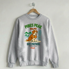 Ski Boys of Pines Peak Vintage Crewneck Sweatshirt Crew Goodest Boy Crew Varsity Gray
