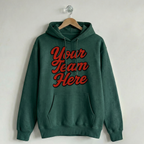 Custom Vintage Hoodie Sweatshirt Heritage Athletic Forest