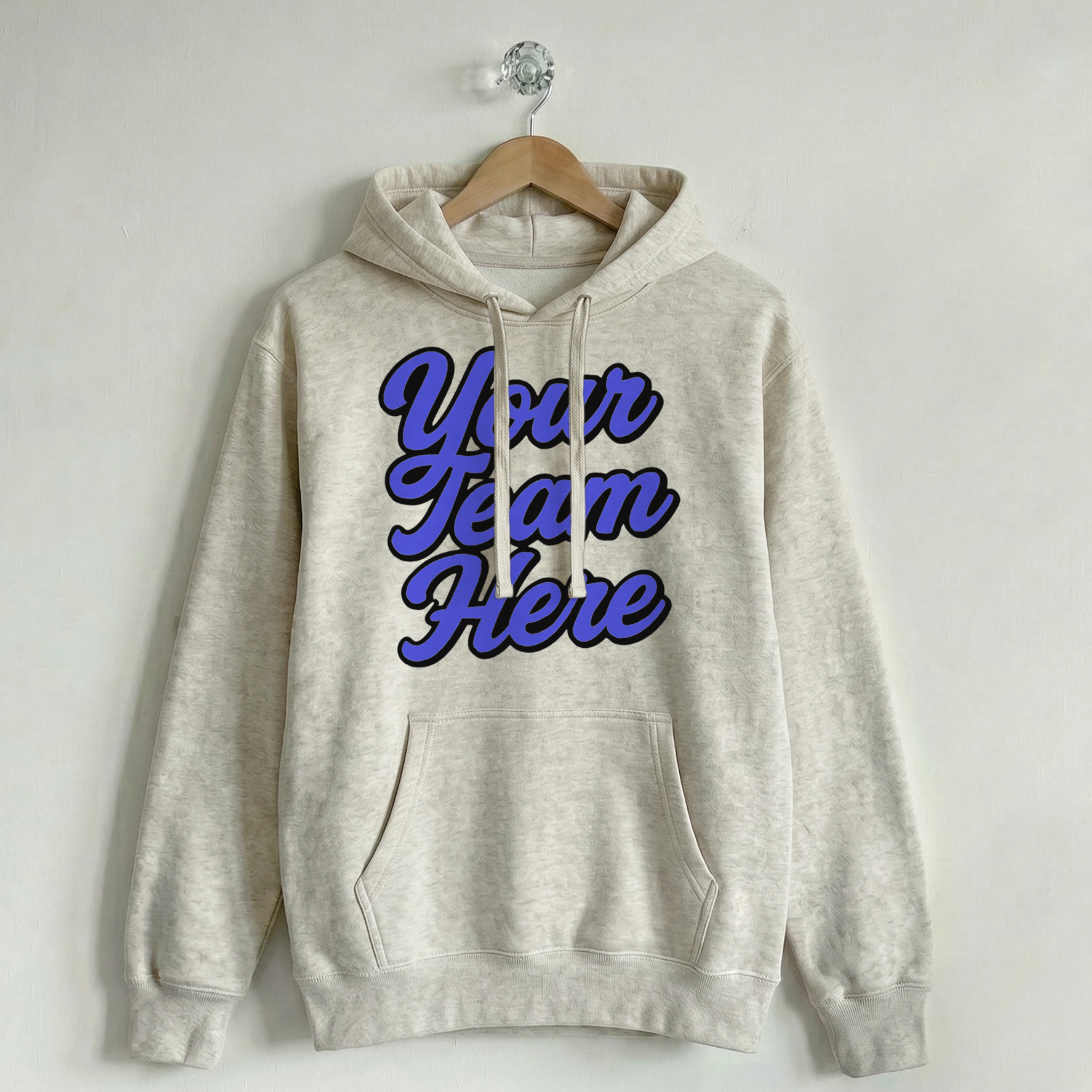 Custom Vintage Hoodie Sweatshirt Heritage Creamy Ash