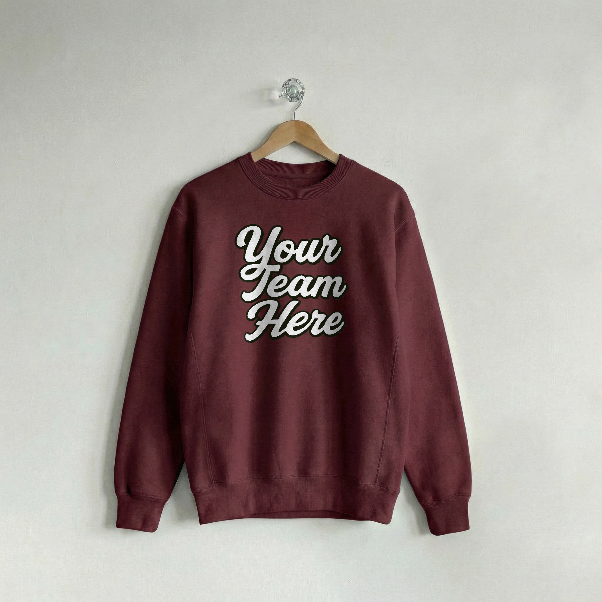 Custom Crew Heritage Maroon