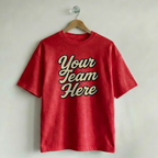 Custom Vintage Graphic Tee Heritage Nantucket Red