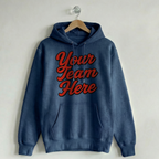 Custom Vintage Hoodie Sweatshirt Heritage Navy