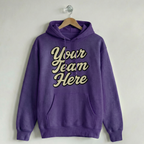 Custom Vintage Hoodie Sweatshirt Heritage Purple