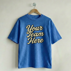 Custom Vintage Graphic Tee Heritage Royal