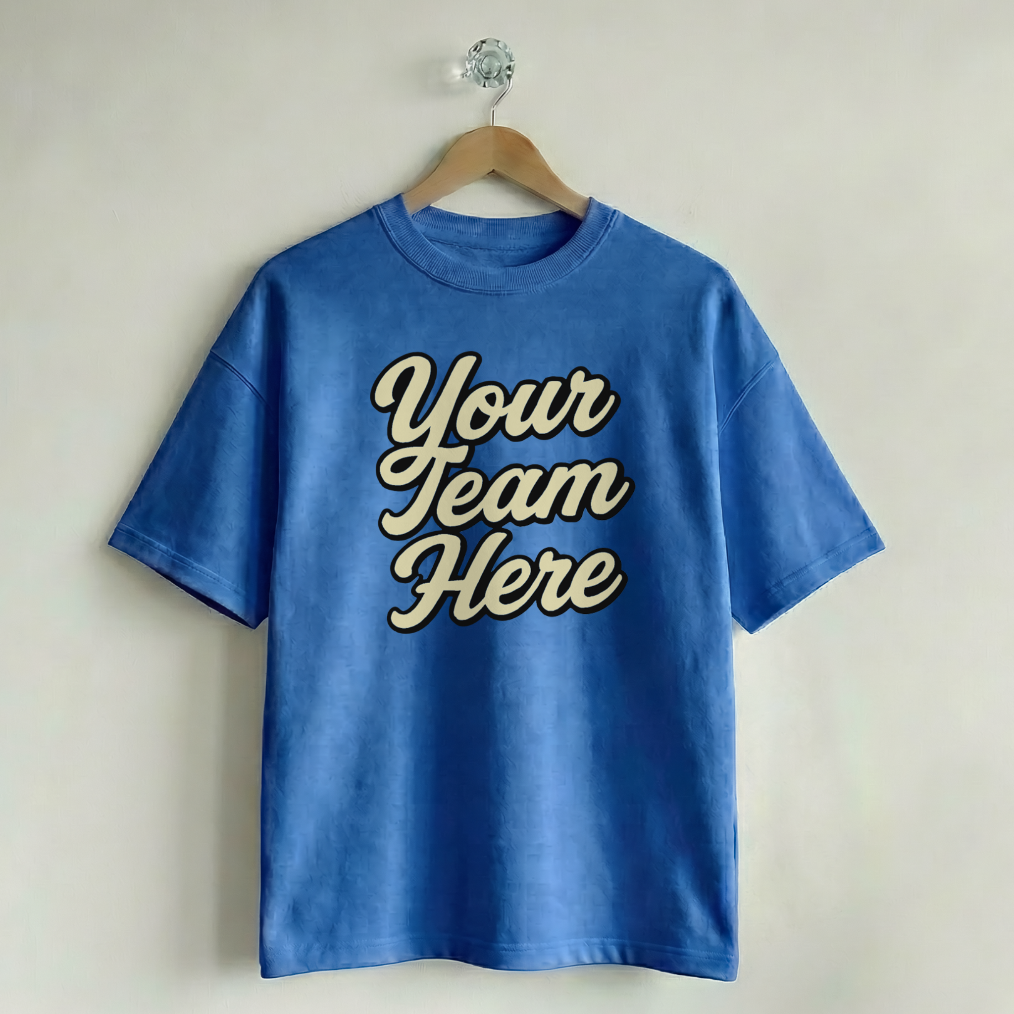 Custom Vintage Graphic Tee Heritage Royal