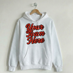 Custom Vintage Hoodie Sweatshirt Heritage White