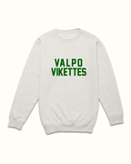 Valparaiso Vikettes Jersey Crewneck Sweatshirt Hoodie Tee Vikettes Jersey Crew Gray