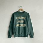 Custom Crew Jersey Arched Athletic Forest