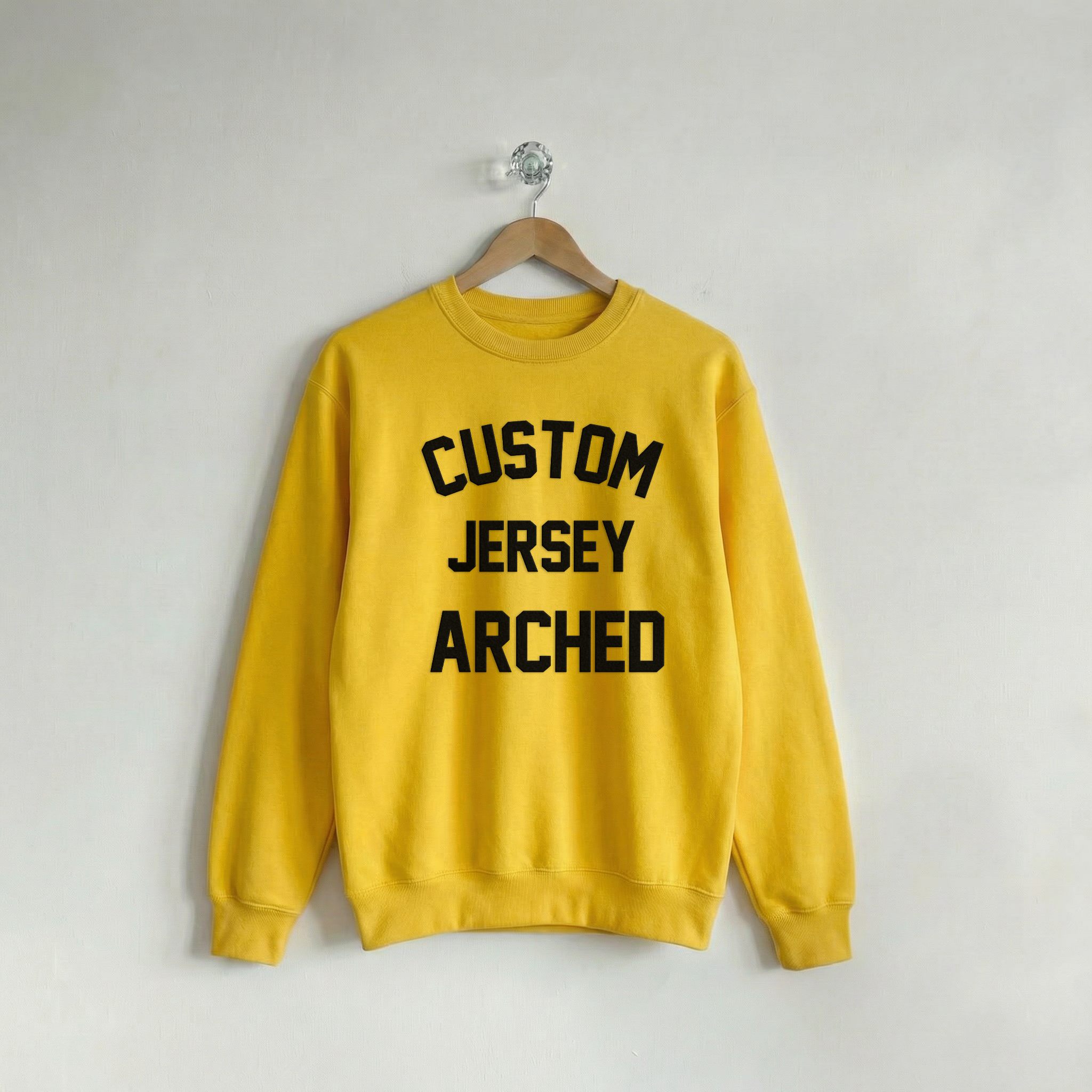 Custom Crew Jersey Arched Lemon