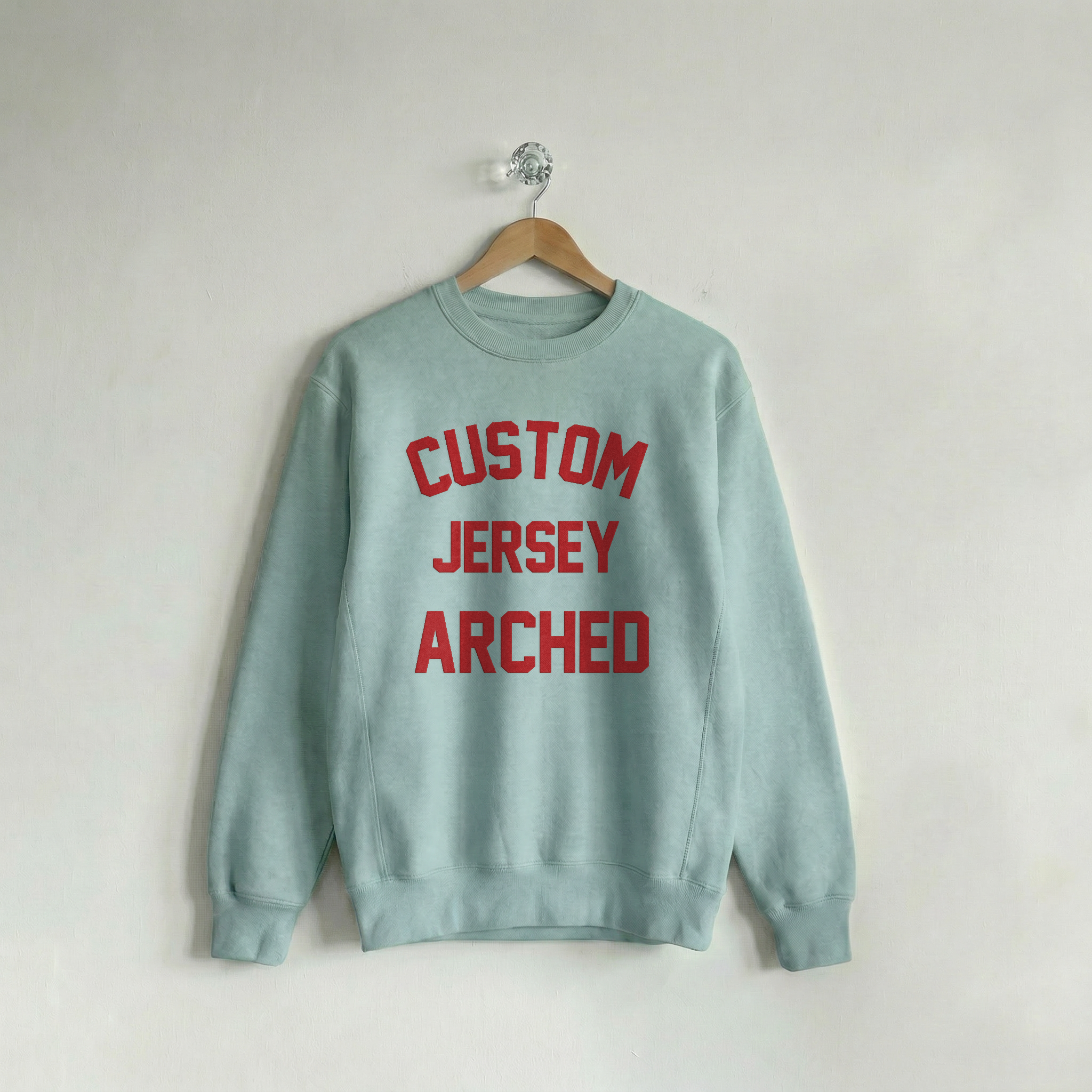 Custom Crew Jersey Arched Unconventional Green