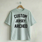 Custom Vintage Graphic Tee Jersey Arched Unconventional Green