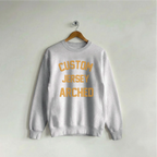 Custom Crew Jersey Arched Varsity Gray