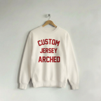 Custom Crew Jersey Arched White