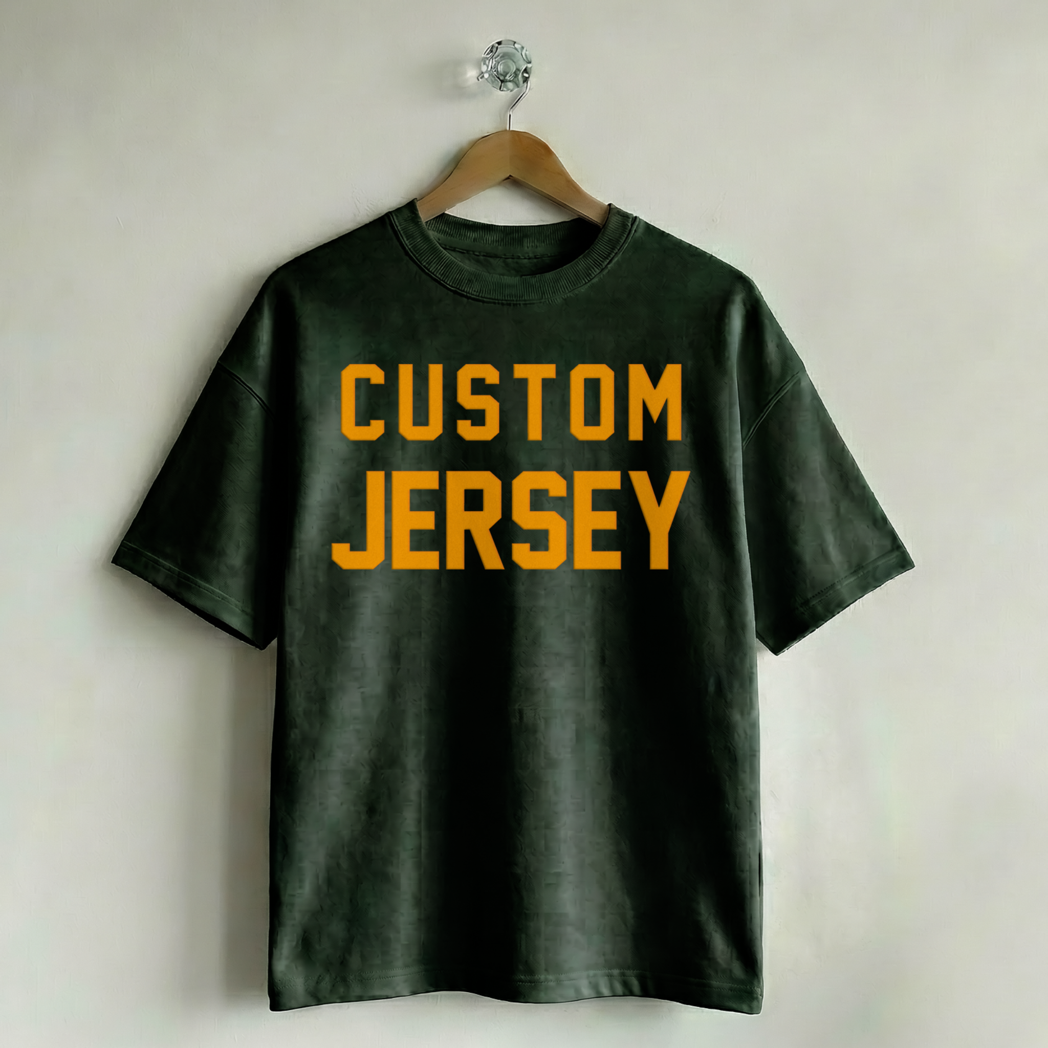 Custom Vintage Graphic Tee Jersey Athletic Forest