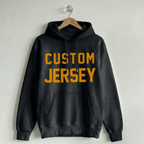 Custom Vintage Hoodie Sweatshirt Jersey Midnight