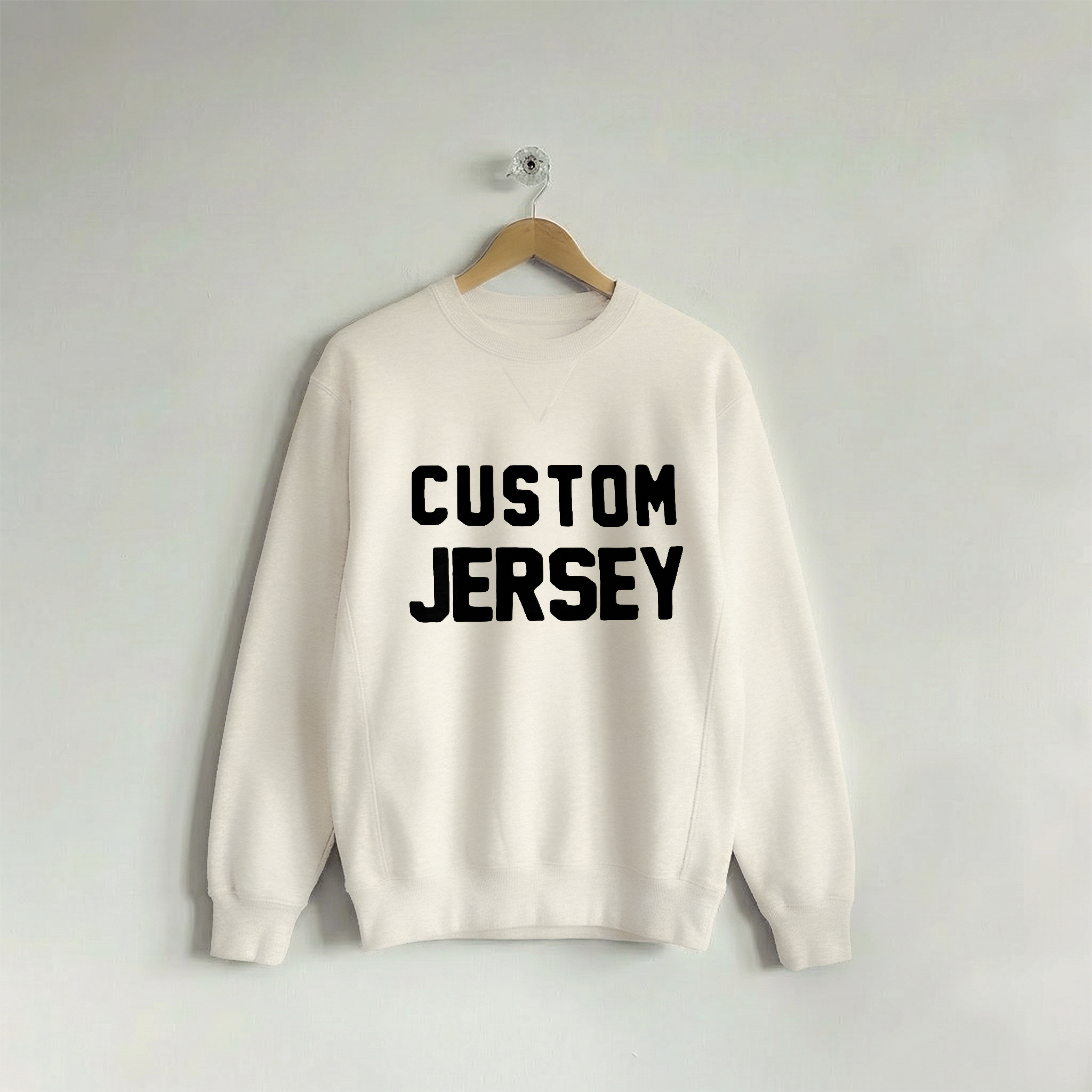 Custom Crew Jersey White