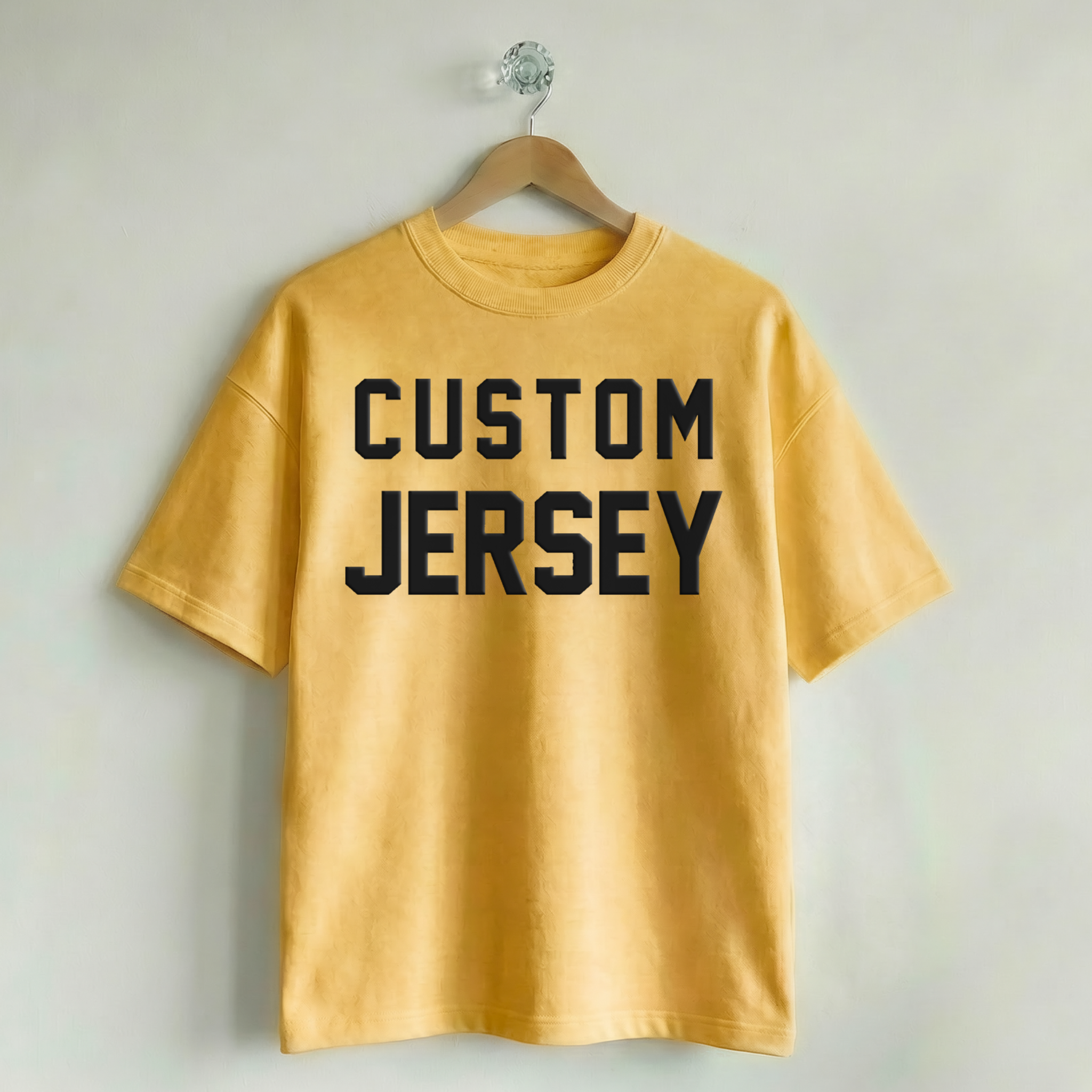 Custom Vintage Graphic Tee Jersey Lemon