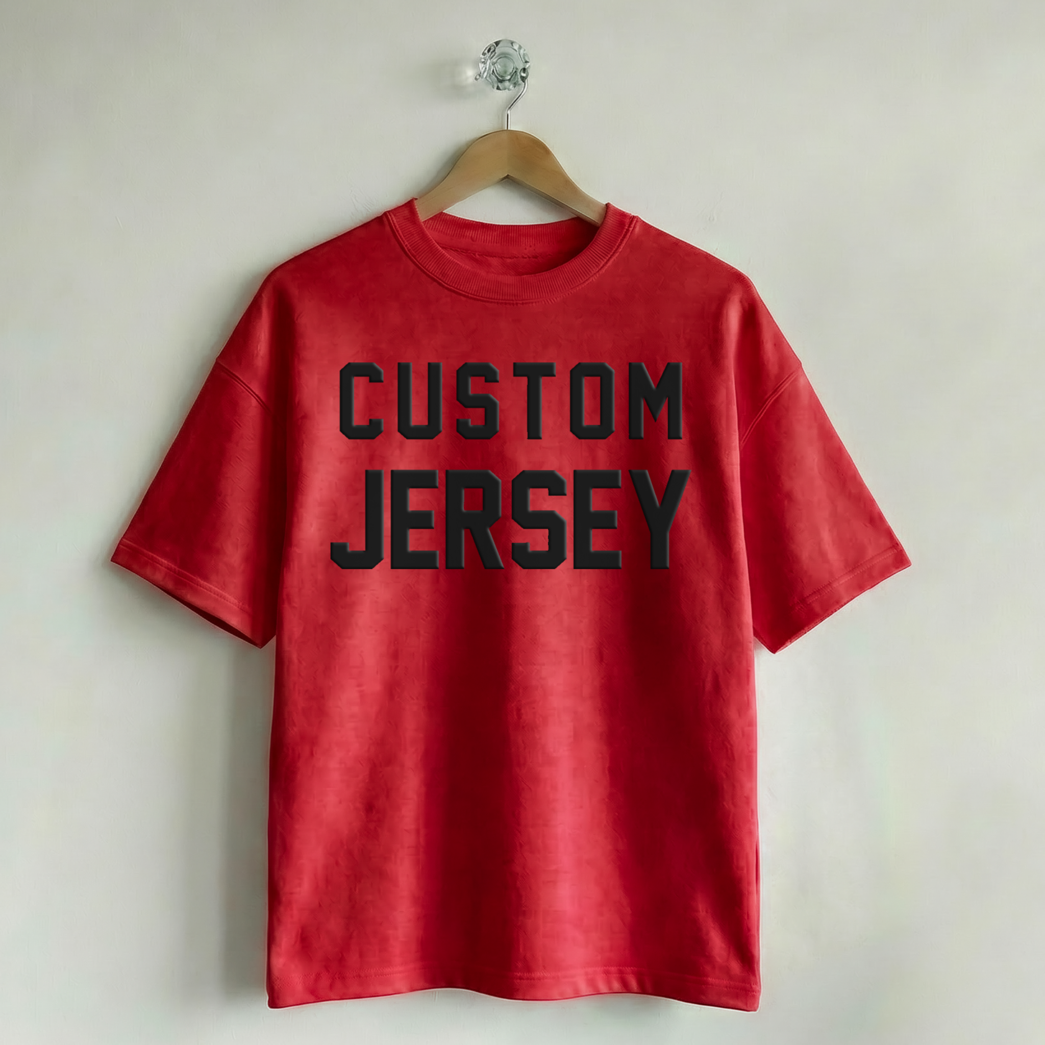 Custom Vintage Graphic Tee Jersey Nantucket Red